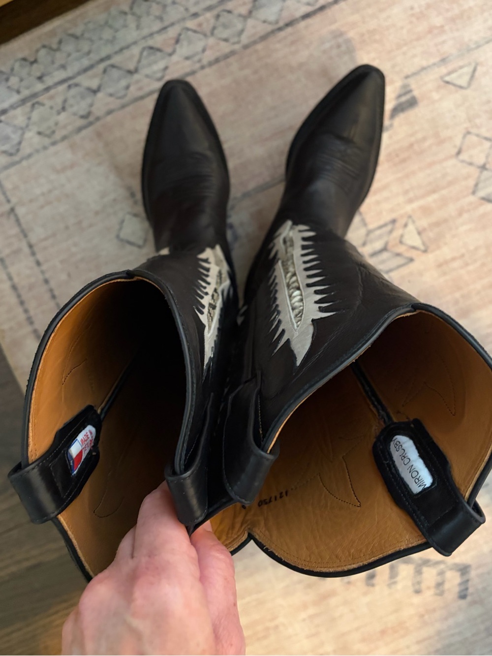 MIRON CROSBY - 9B Kate Black Boots - Picture 5 of 12